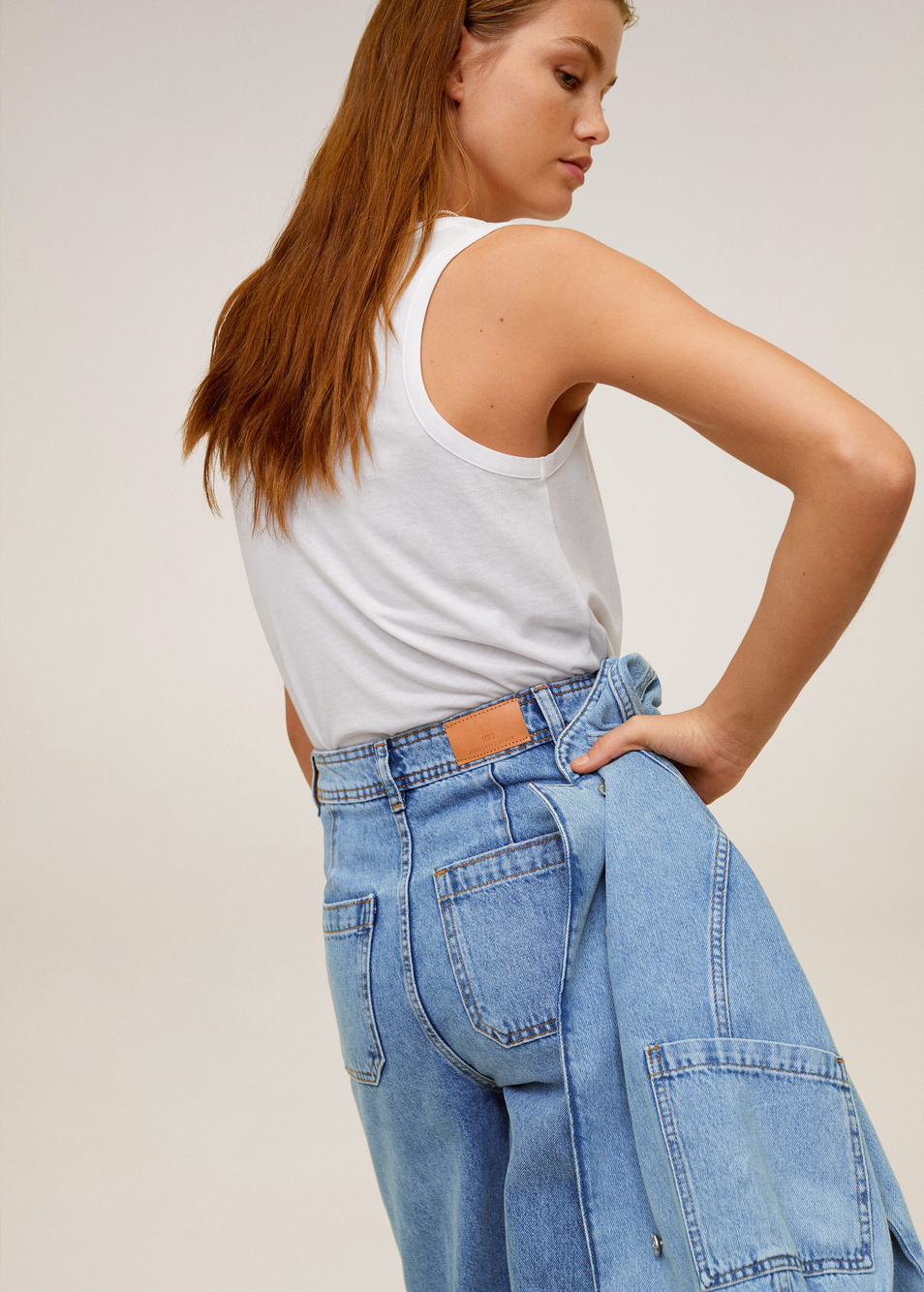 Джинсы CARLOTA|Основной цвет:Голубой Женский Mango Джинсы CARLOTA (цвет ), артикул 67034395 | Фото 6