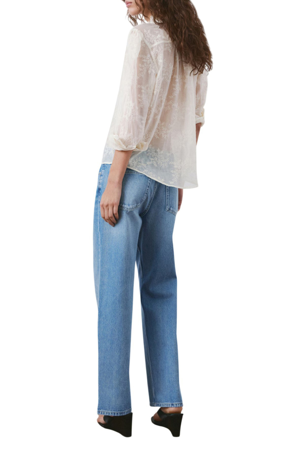 Женский Mango Блузка FILCAYA с вышивкой (цвет ), артикул 27085824 | Фото 4