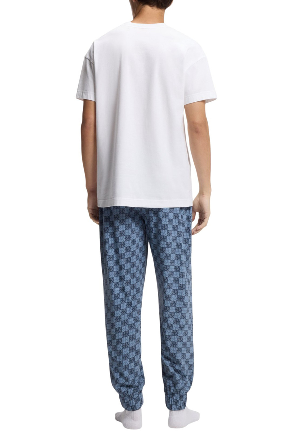 Мужской HUGO Футболка из эластичного хлопка (цвет ), артикул 50556725 | Фото 4