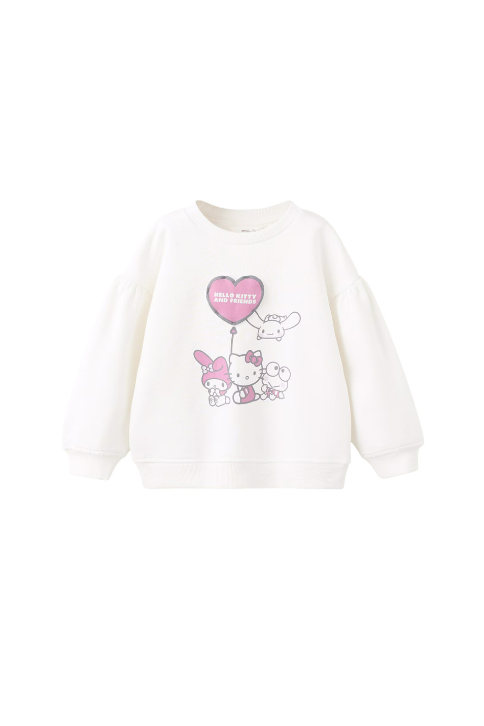 Девочкам Mango Kids Свитшот HKHEART с принтом (цвет ), артикул 27031187 | Фото 1