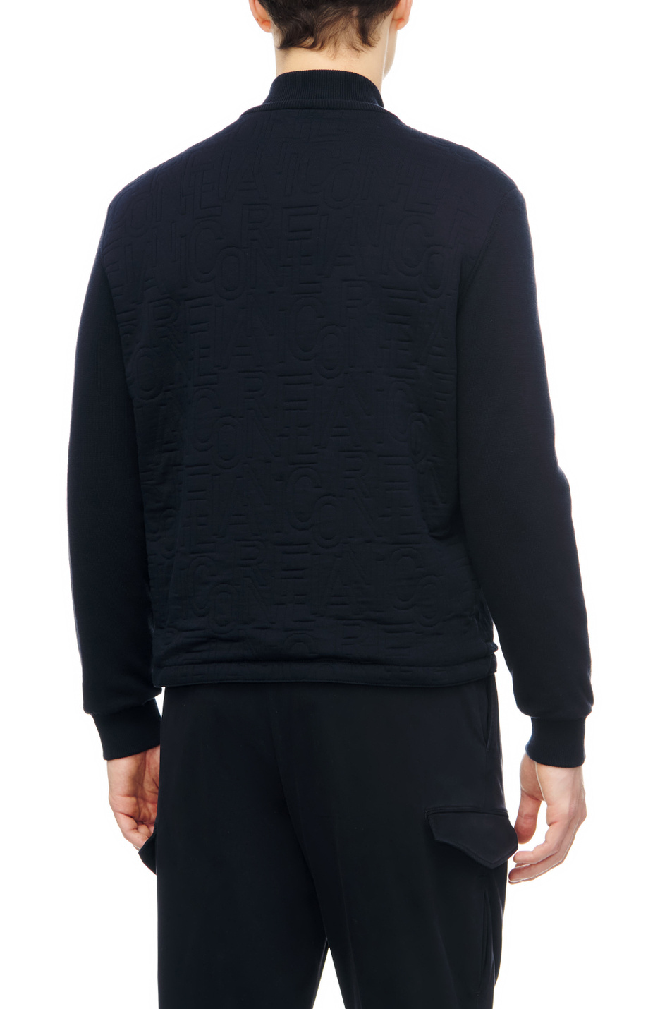 Мужской Corneliani Куртка с трикотажными рукавами и рельефным узором (цвет ), артикул 90LM71-2820129 | Фото 4