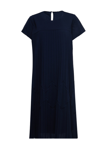 Платье DADA с плиссировкой|Основной цвет:Синий|Артикул:1221023 | Фото 1