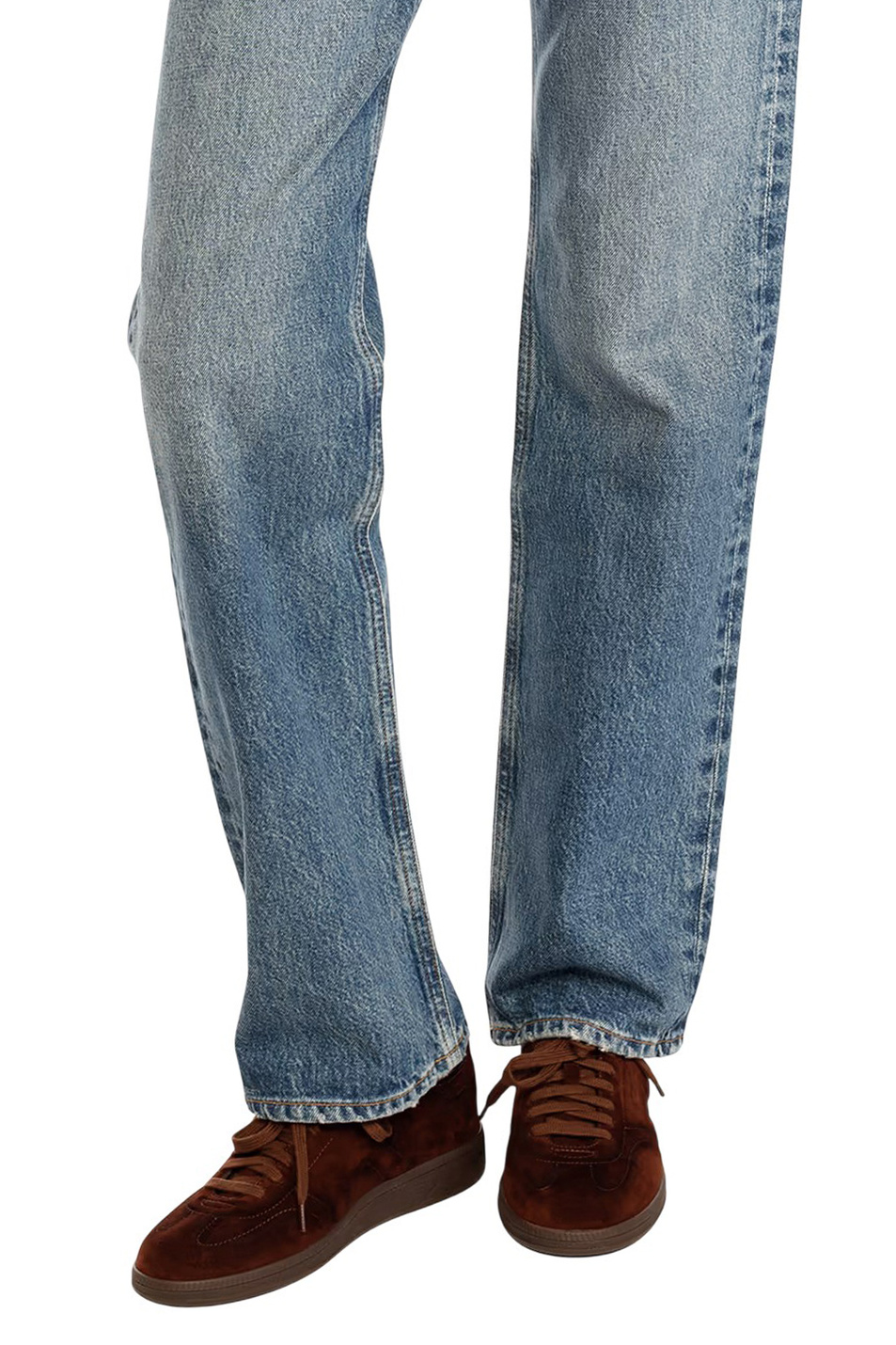 Кеды DBS Oly из натуральной замши|Основной цвет:Коричневый Женский Santoni Кеды DBS Oly из натуральной замши (цвет ), артикул WBPL61415DKTTTYDS26 | Фото 5