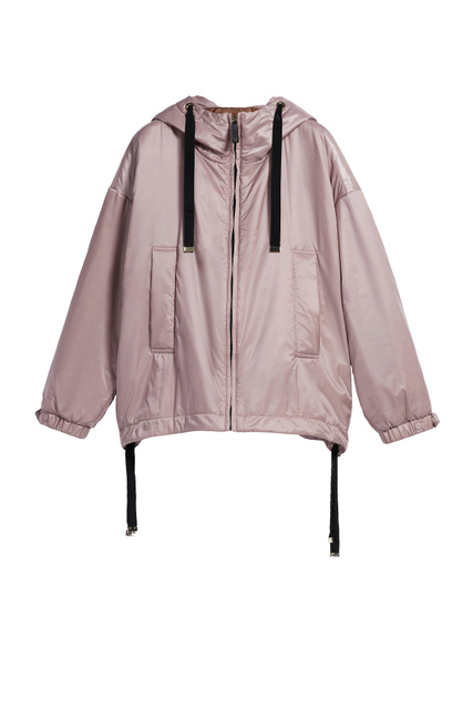 Куртка GREENA с кулиской по низу и застежкой-молнией|Основной цвет:Розовый|Артикул:94860324 | Фото 1