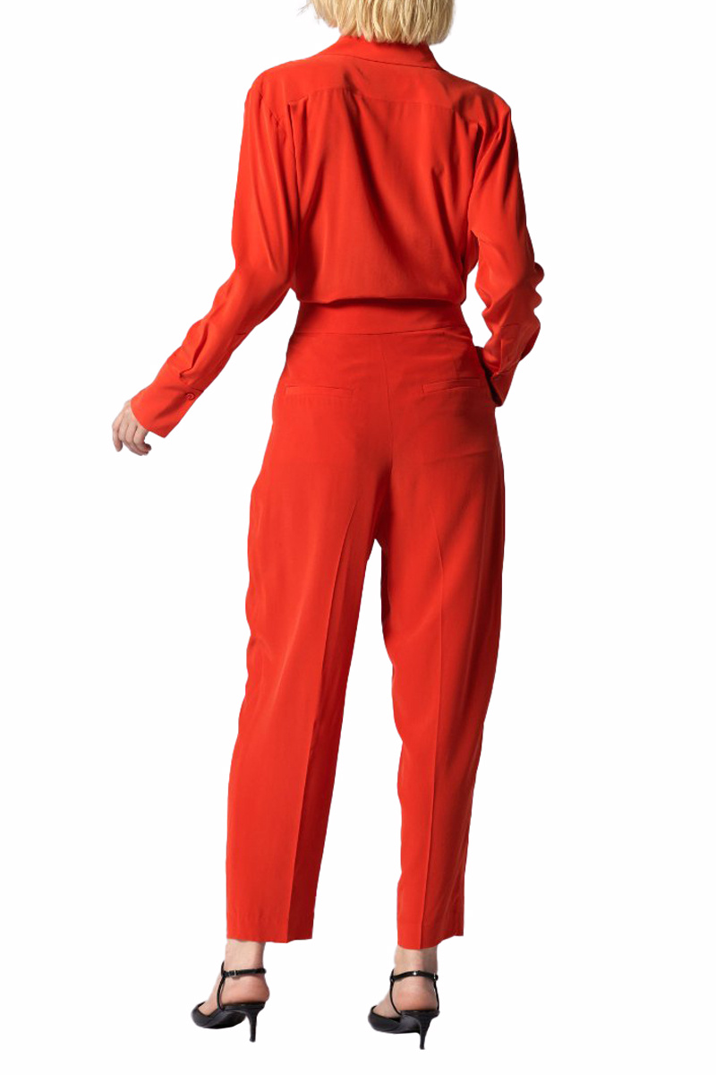 Женский Equipment Блузка LEONA из чистого шелка (цвет ), артикул T0005FQ23 | Фото 3