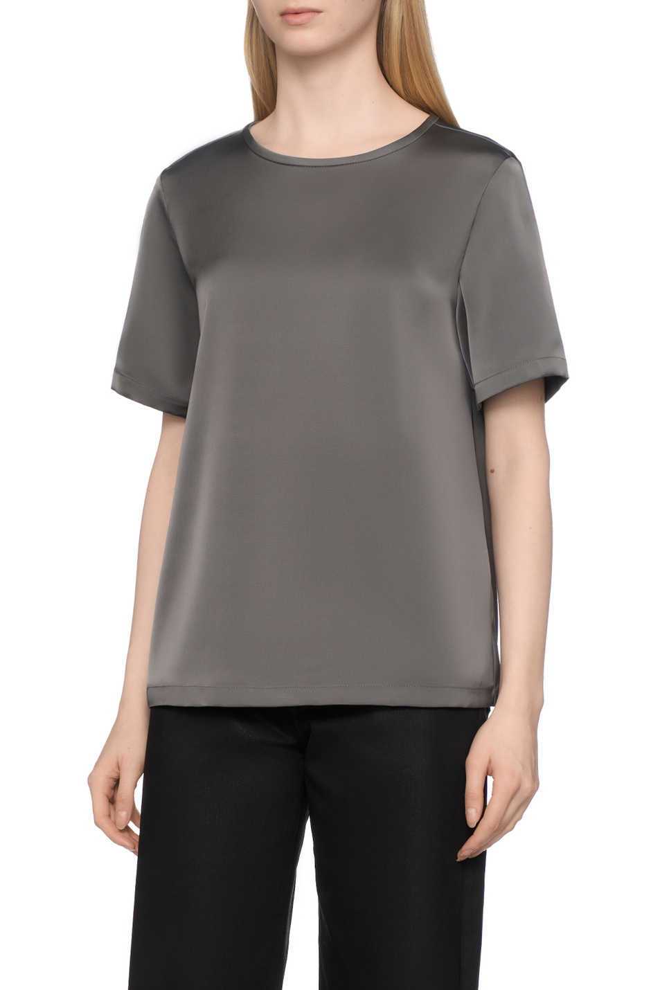 Женский iBLUES Блузка ADVICE1 из атласа (цвет ), артикул 2527116231 | Фото 4