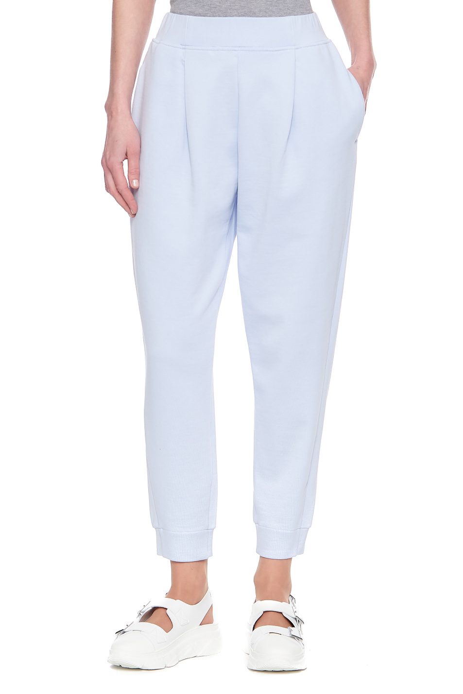 Женский Max Mara Брюки BRIC из хлопкового флиса (цвет ), артикул 37810816 | Фото 1