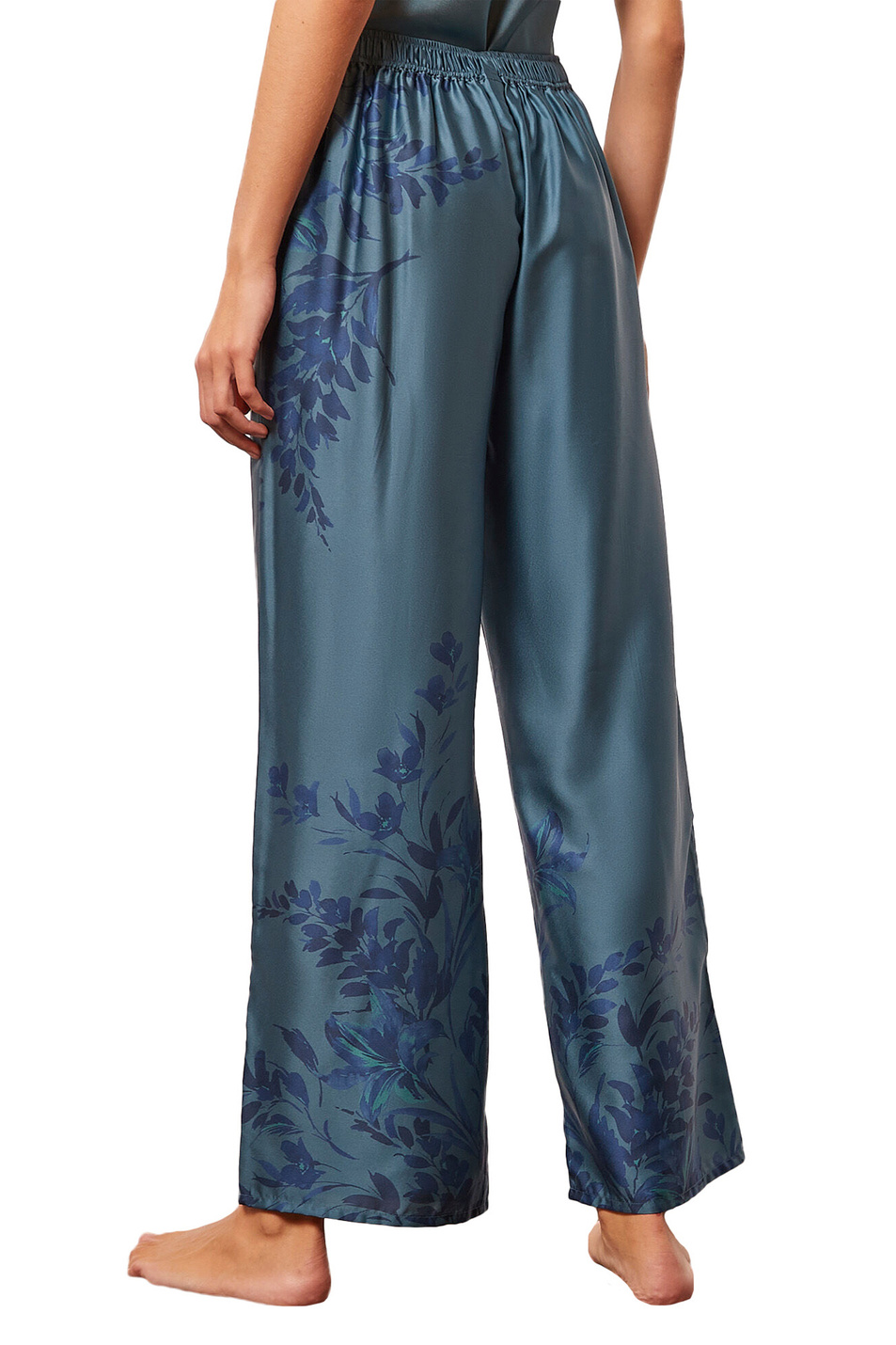 Etam Атласные брюки GLYCINE с принтом (цвет ), артикул 6530242 | Фото 3