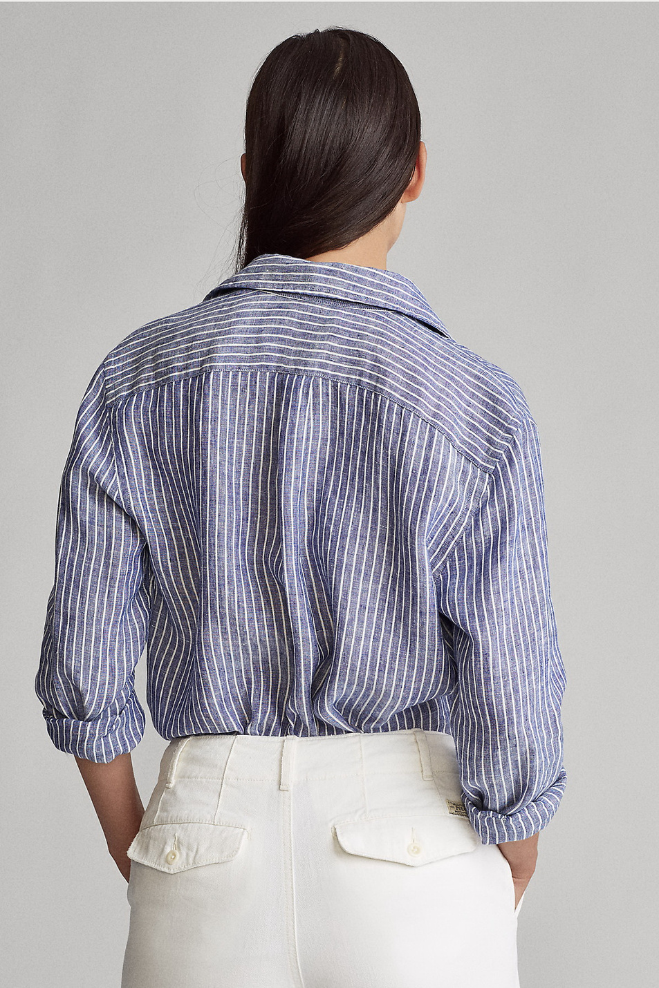 Женский Polo Ralph Lauren Рубашка из натурального льна (цвет ), артикул 211780668003 | Фото 3