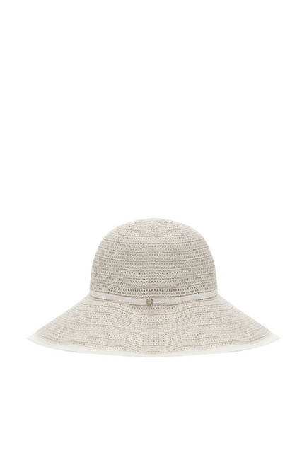 Шляпа из комбинированного материала|Основной цвет:Кремовый|Артикул:637501-2R513 | Фото 1