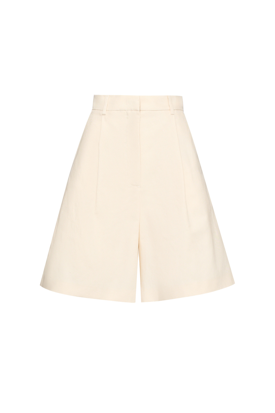 Женский Weekend Max Mara Шорты-бермуды ECUBA из хлопка и льна (цвет ), артикул 2615141022 | Фото 1