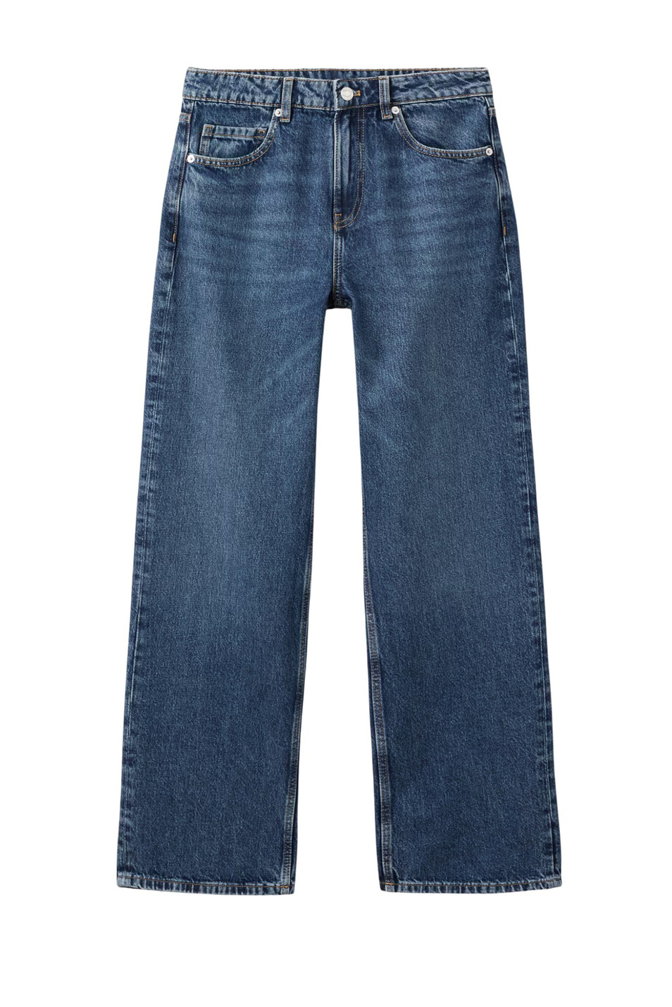 Женский Mango Джинсы RIVER из хлопка (цвет ), артикул 27063295 | Фото 1