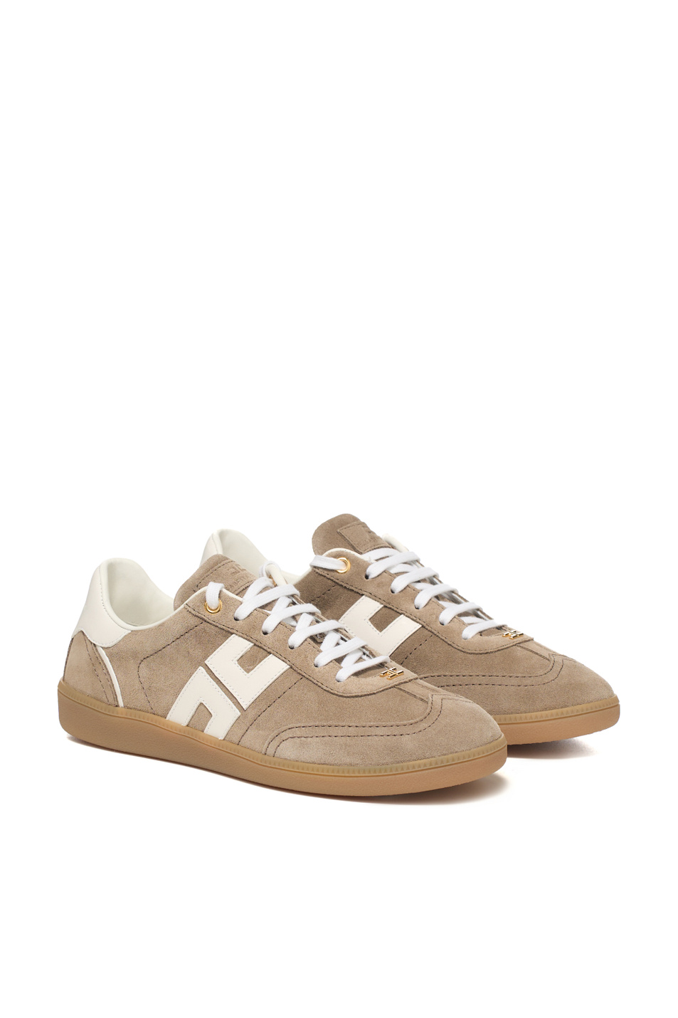 Женский Elisabetta Franchi Кеды из кожи наппа (цвет ), артикул SA61G61E2 | Фото 2