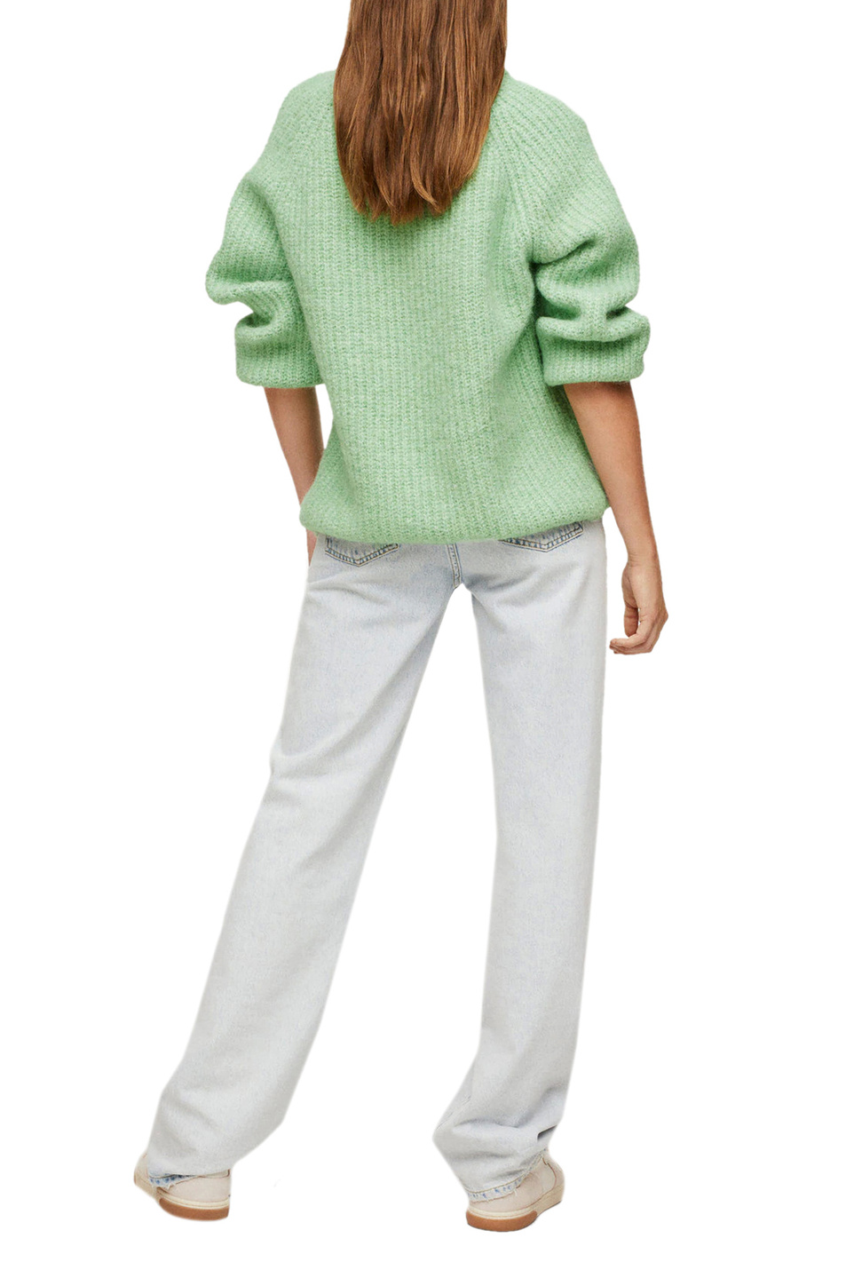 Женский Mango Вязаный свитер HALFISIN с высоким воротом (цвет ), артикул 17027709 | Фото 4
