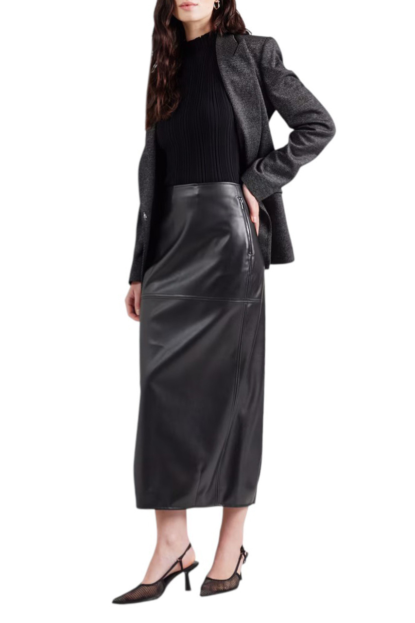 Женский Max Mara Юбка FABIANA из искусственной кожи (цвет ), артикул 2526776037 | Фото 3