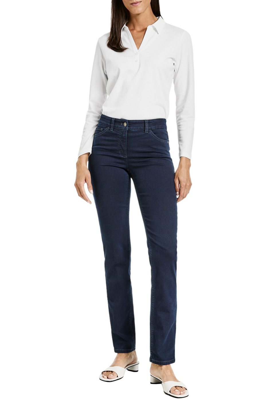 Женский Gerry Weber Джинсы зауженного кроя (цвет ), артикул 92151-67953-Best4me Slinm | Фото 3