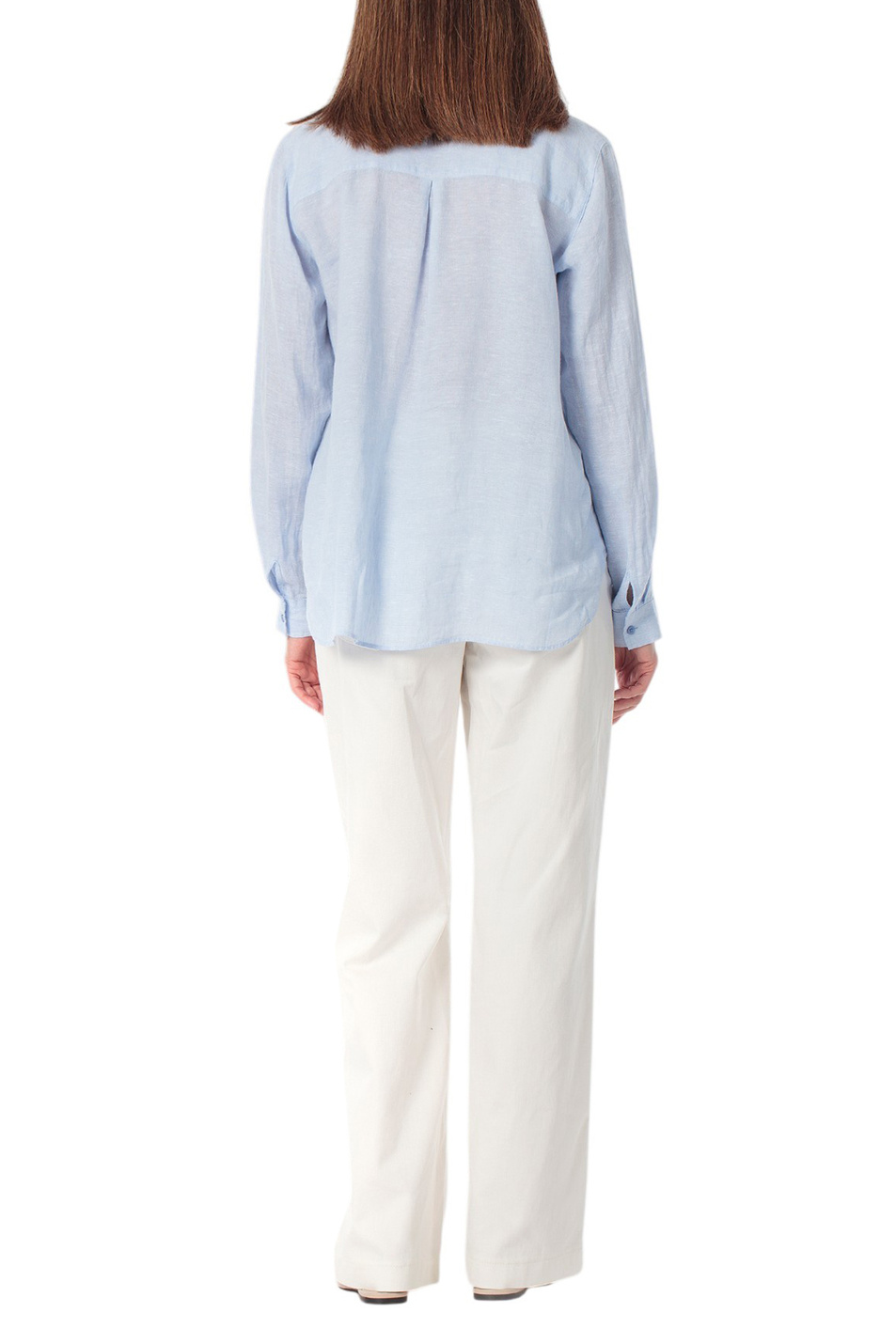 Женский Gerry Weber Блузка однотонная из льна (цвет ), артикул N60479 | Фото 4