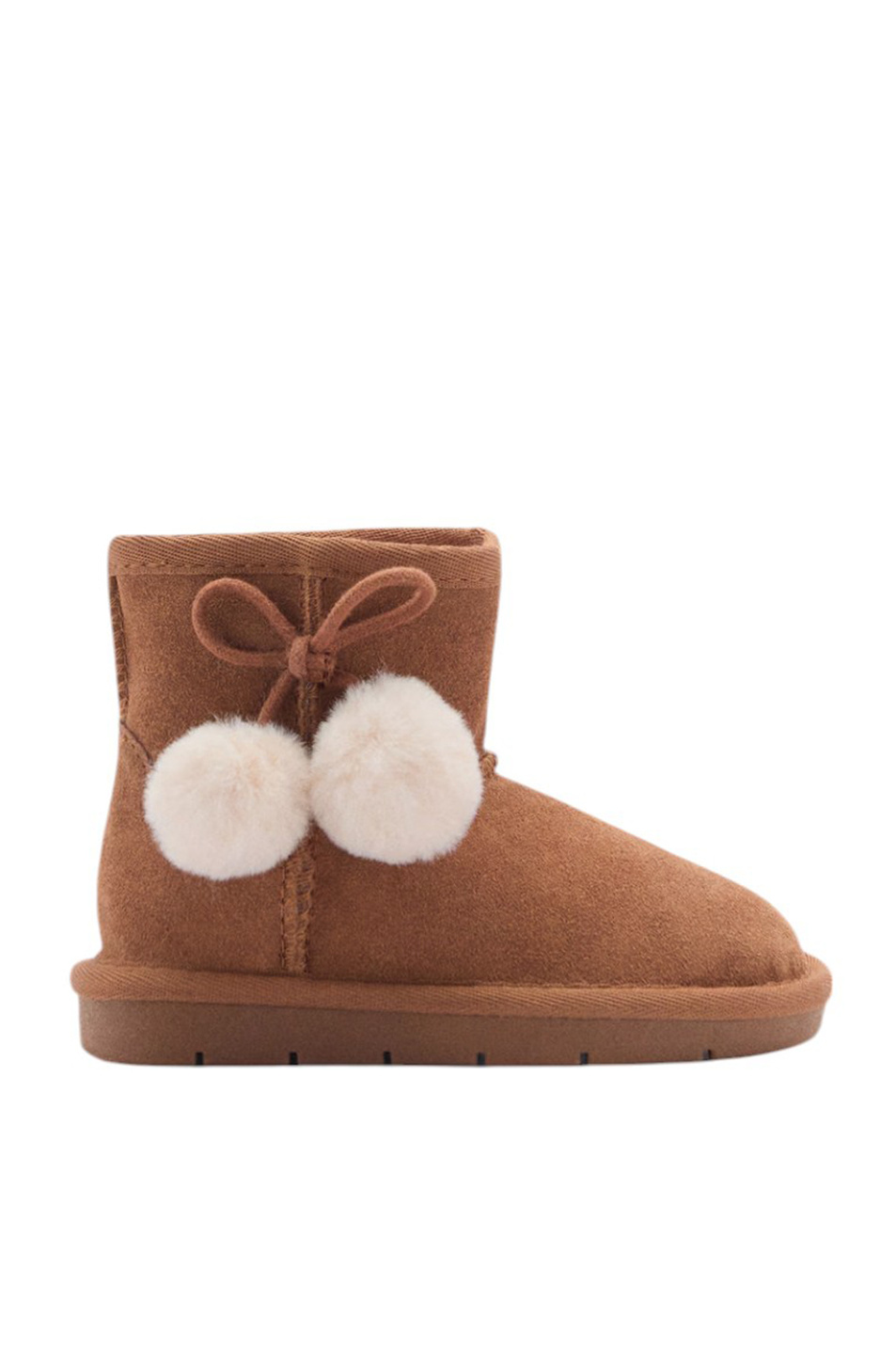 Девочкам Mango Kids Угги ANNAB из натуральной замши (цвет ), артикул 77037118 | Фото 1