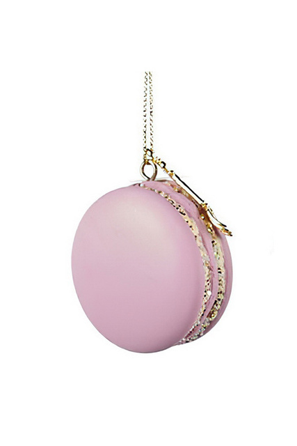 Елочная игрушка "Макарон розовый" 4,5 см|Основной цвет:Розовый|Артикул:D 47136_1 | Фото 1