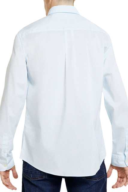 Рубашка с набивным принтом|Основной цвет:Голубой|Артикул:1513421 | Фото 2