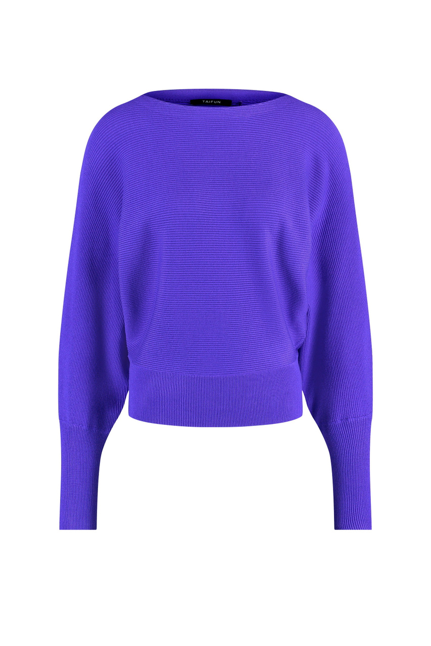 Джемпер из смесовой вискозы|Основной цвет:Фиолетовый|Артикул:572304-15000 | Фото 1