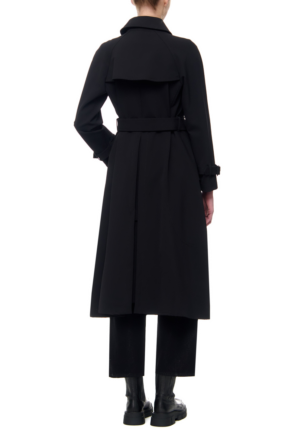 Женский Emporio Armani Двубортное пальто с поясом (цвет ), артикул 3L2L78-2NC2Z | Фото 6