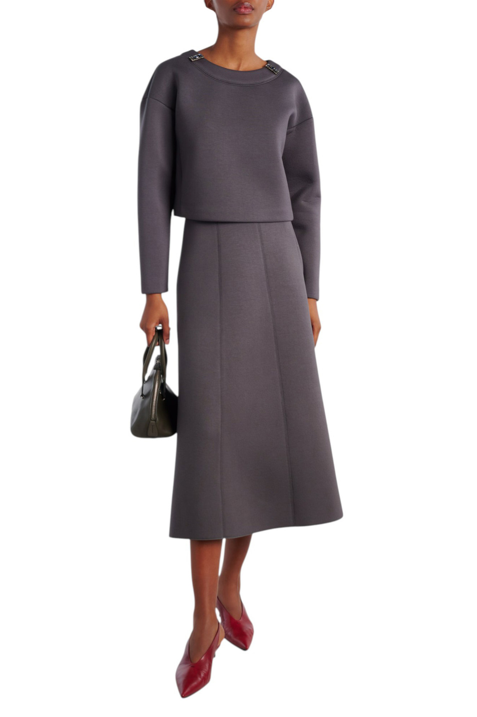 Женский Max Mara Юбка BRUNATE однотонная (цвет ), артикул 2529776013 | Фото 2