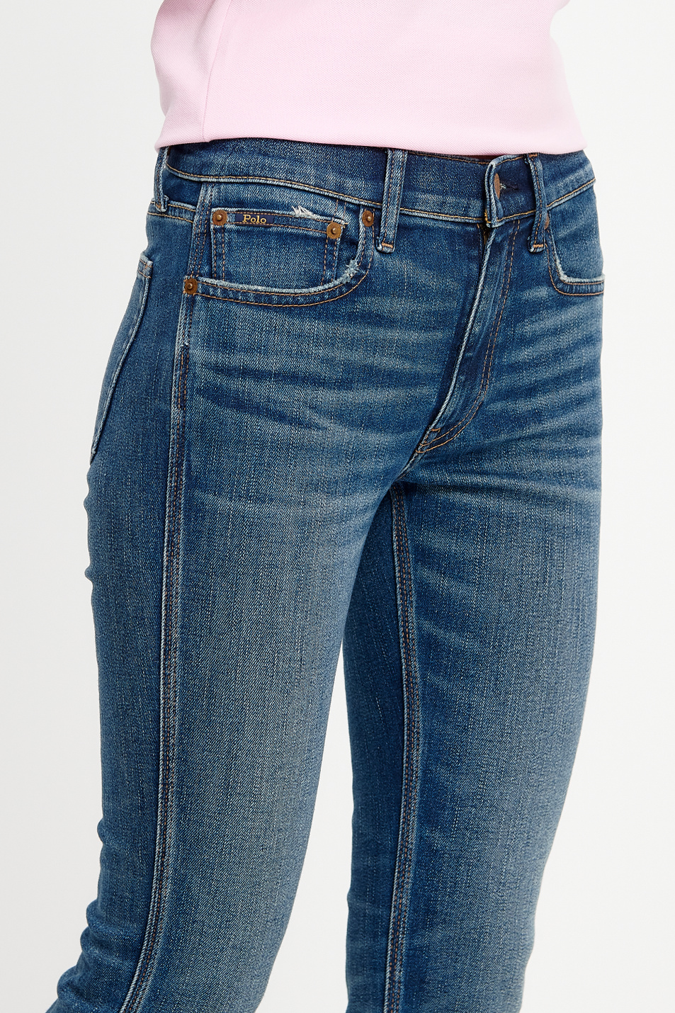 Polo Ralph Lauren Укороченные джинсы-скинни Tompkins (цвет ), артикул 211799659001 | Фото 7