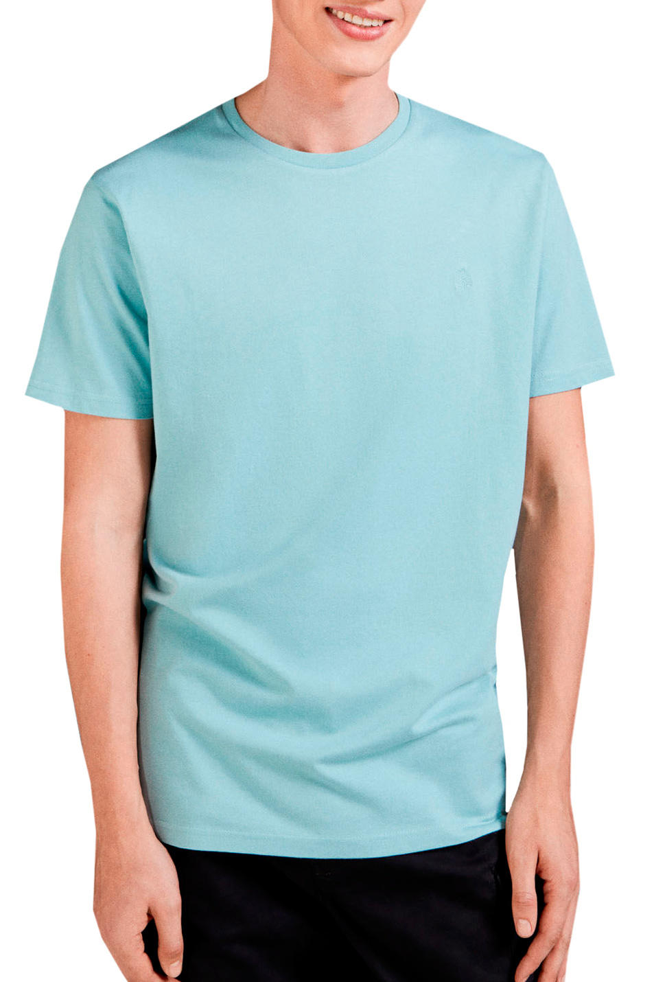 Springfield Однотонная футболка из натурального хлопка (цвет ), артикул 7122219 | Фото 1