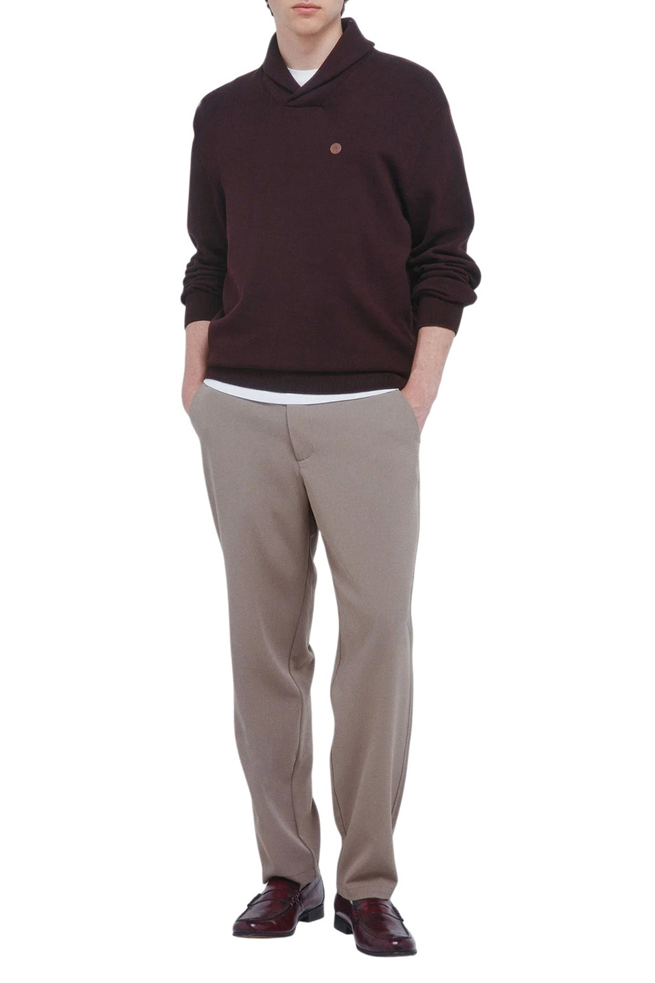 Мужской Springfield Джемпер из натурального хлопка (цвет ), артикул 1402526 | Фото 2