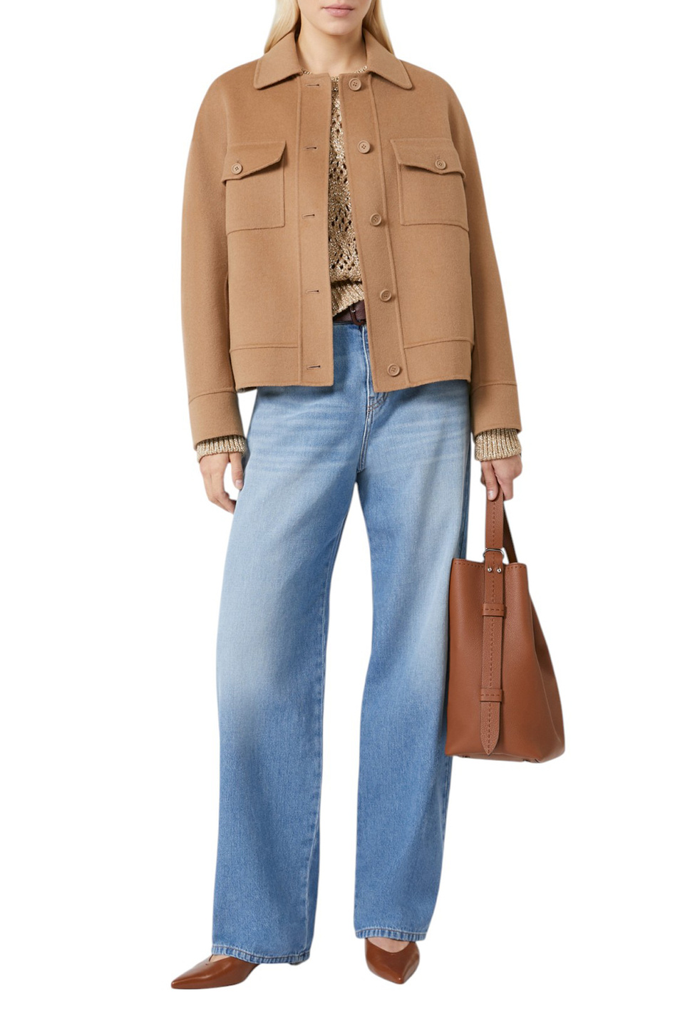 Женский Max Mara Свитер PILADE с люрексом (цвет ), артикул 2526366141 | Фото 3