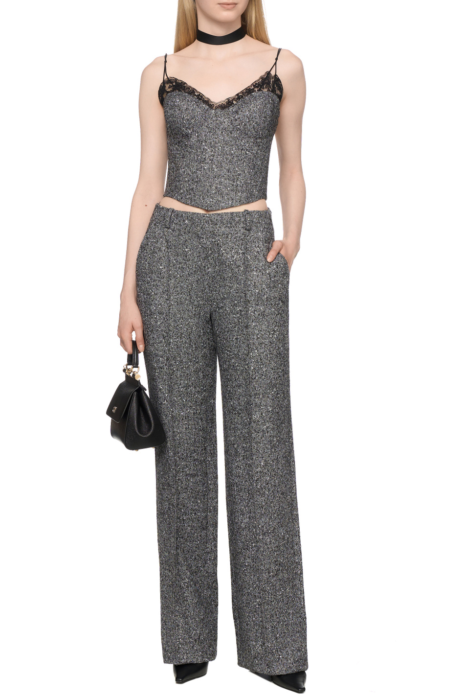 Женский ERMANNO SCERVINO Брюки однотонные (цвет ), артикул D476P306VBQ | Фото 3