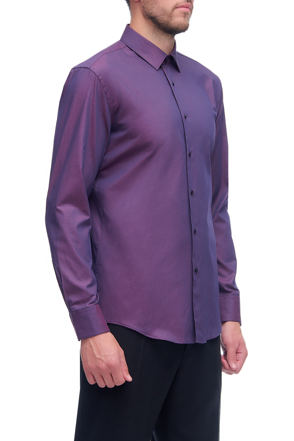 BOSS Рубашка приталенного кроя из эластичного хлопка (цвет ), артикул 50461178 | Фото 4