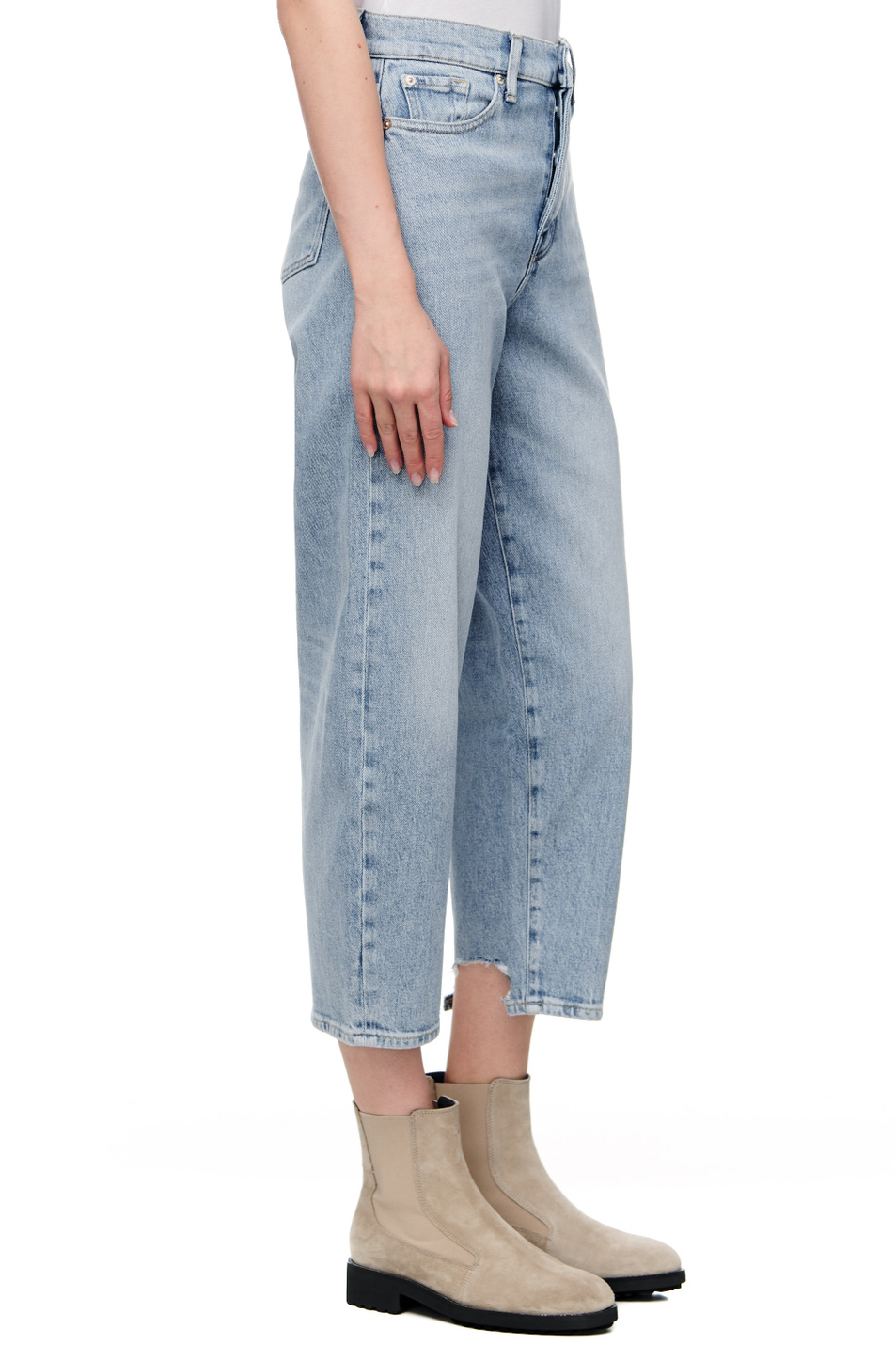 Женский 7 for all Mankind Джинсы DYLAN Airwave with Bitten Hem (цвет ), артикул JSDYC100AI | Фото 5