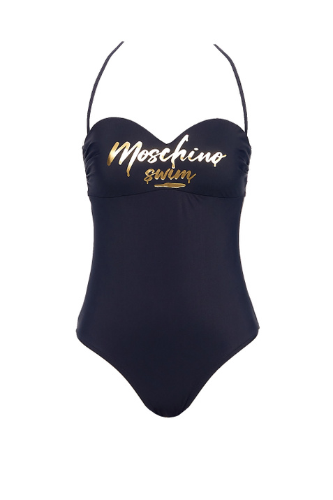 Moschino Слитный купальник с логотипом на груди ( цвет), артикул A8111-5169 | Фото 1