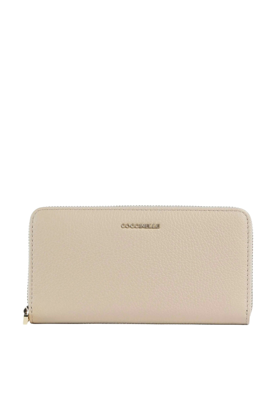 Кошелек METALLIC SOFT из зернистой кожи|Основной цвет:Бежевый Женский Coccinelle Кошелек METALLIC SOFT из зернистой кожи (цвет ), артикул E2MW5110401 | Фото 1