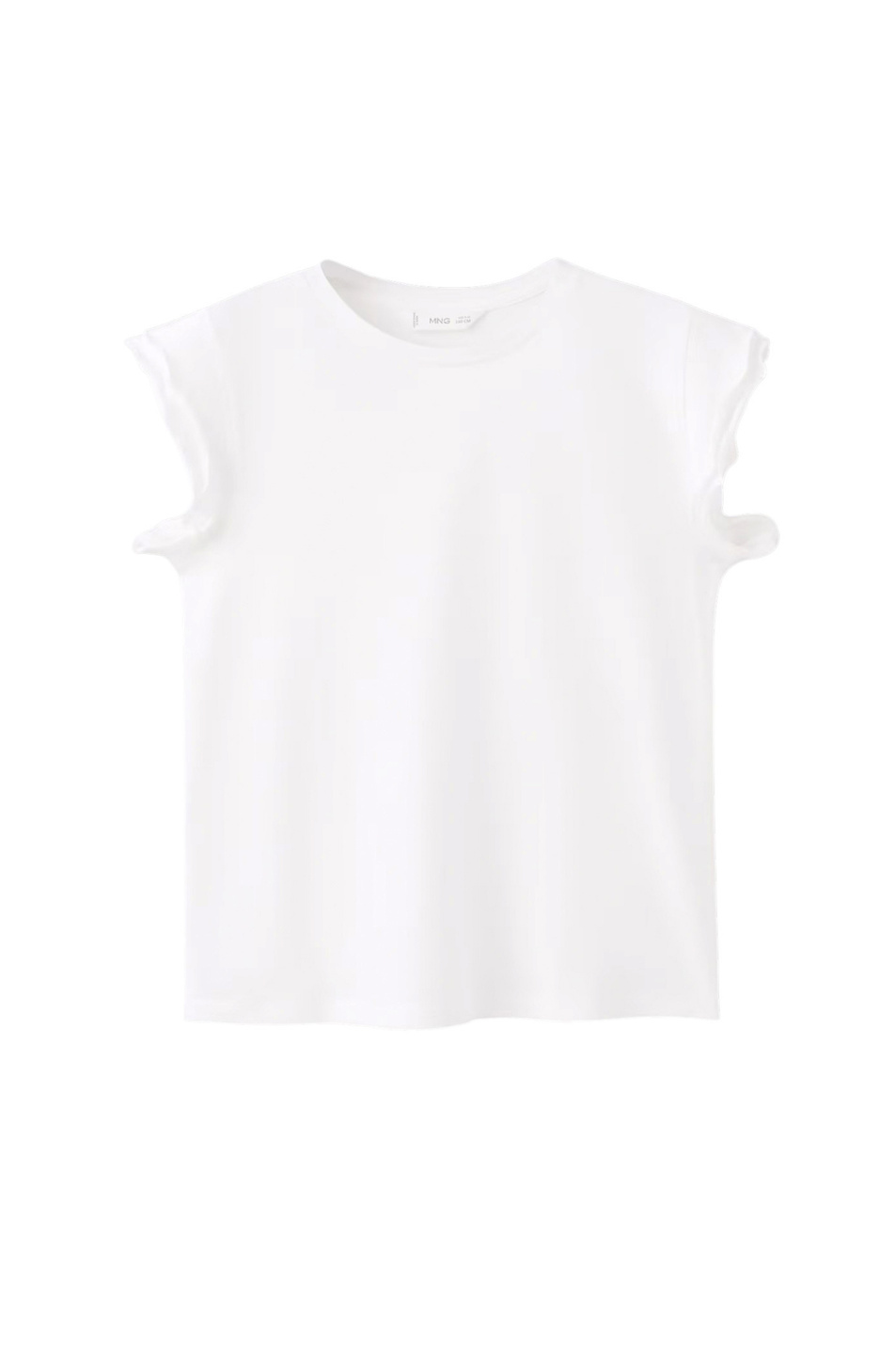 Девочкам Mango Kids Футболка LILI с оборками (цвет ), артикул 27005156 | Фото 1