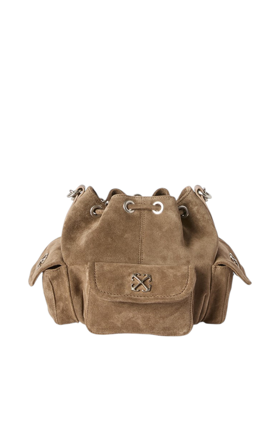Женский Off-White Сумка Dumbo.B из натуральной замши (цвет ), артикул OWMY002S26LEA0016000 | Фото 3