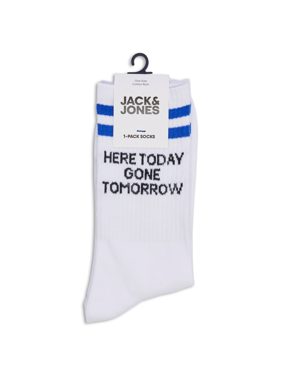 Jack & Jones Носки из смесового хлопка с контрастными полосами на резинке (цвет ), артикул 12176180 | Фото 1