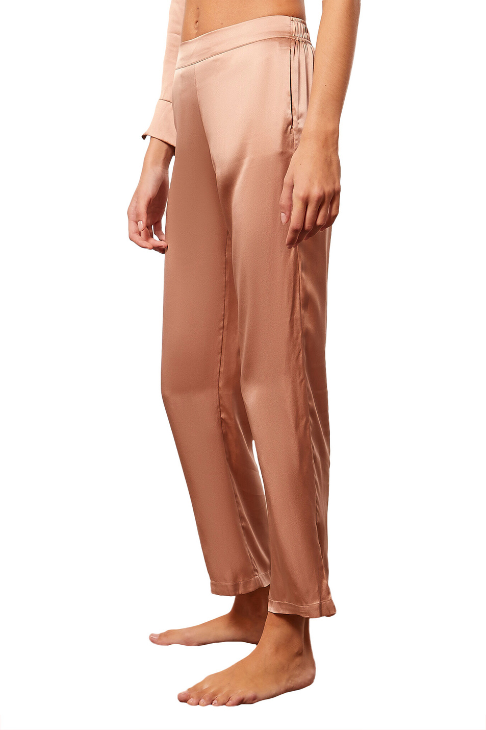 Женский Etam Пижамные брюки PEARLY из натурального шелка (цвет ), артикул 6529637 | Фото 3
