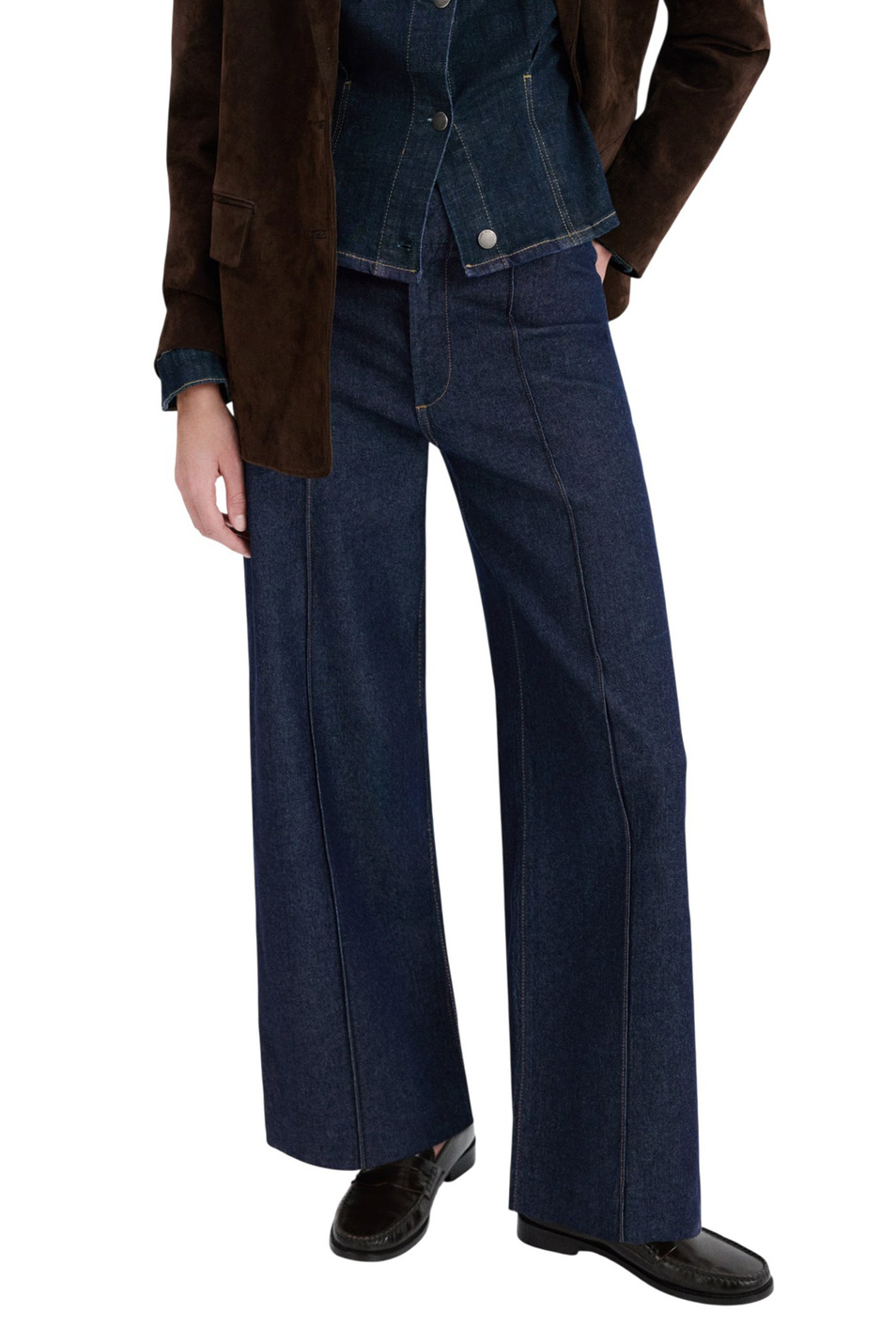 Джинсы PALOMA широкого кроя|Основной цвет:Синий Женский Mango Джинсы PALOMA широкого кроя (цвет ), артикул 27053338 | Фото 3