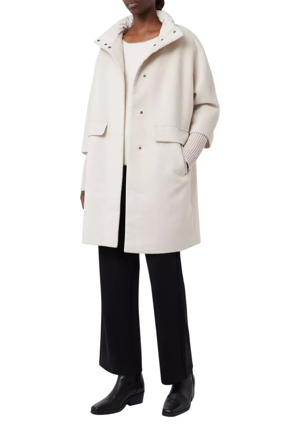 Женский Comma Полупальто из смесовой шерсти (цвет ), артикул 2174073 | Фото 2