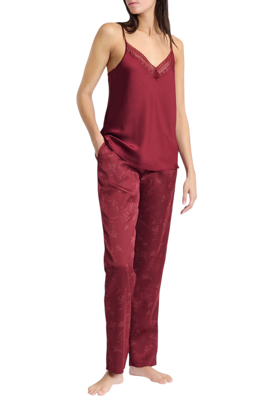 Женский Etam Костюм домашний VERA (жакет, топ, брюки) (цвет ), артикул 6555988 | Фото 2