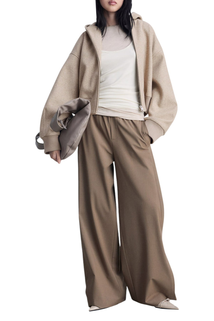 Mango ❤ женская куртка hansy оверсайз с капюшоном со