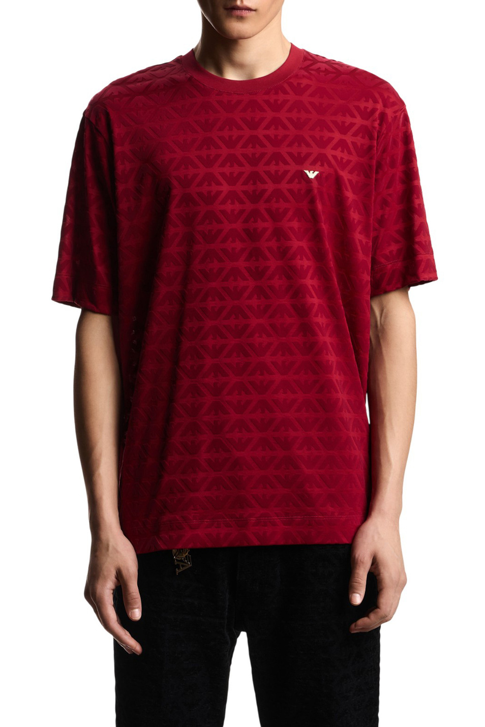 Мужской Emporio Armani Футболка с логотипом (цвет ), артикул EM005343-AF10017 | Фото 3