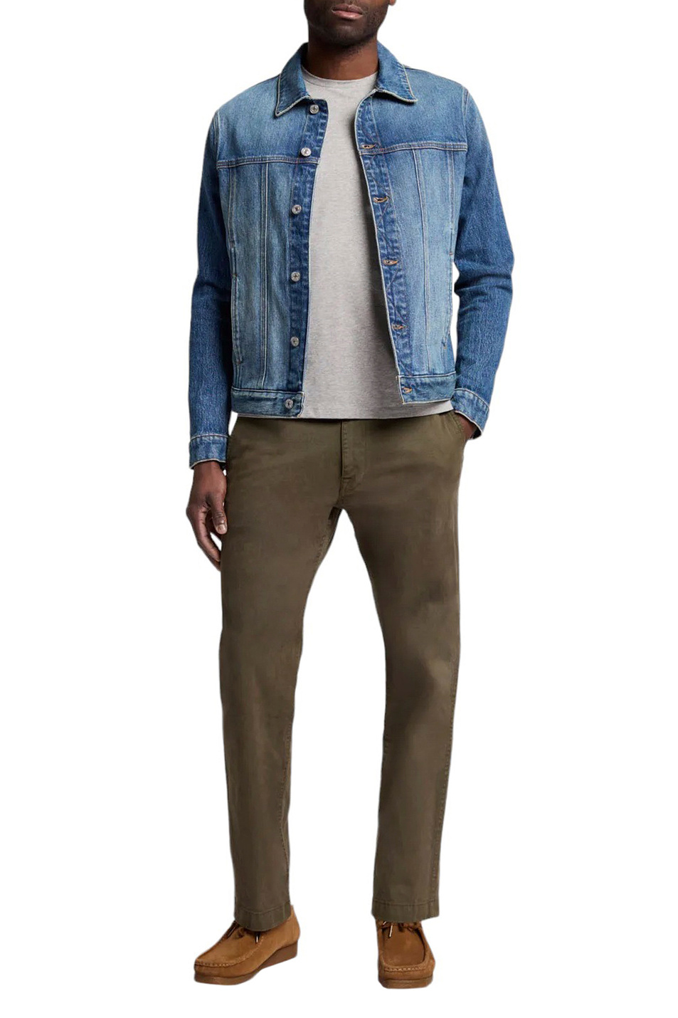 Мужской 7 for all Mankind Джинсы STRAIGHT CHINO из эластичного хлопка (цвет ), артикул JSTTD590NG | Фото 2