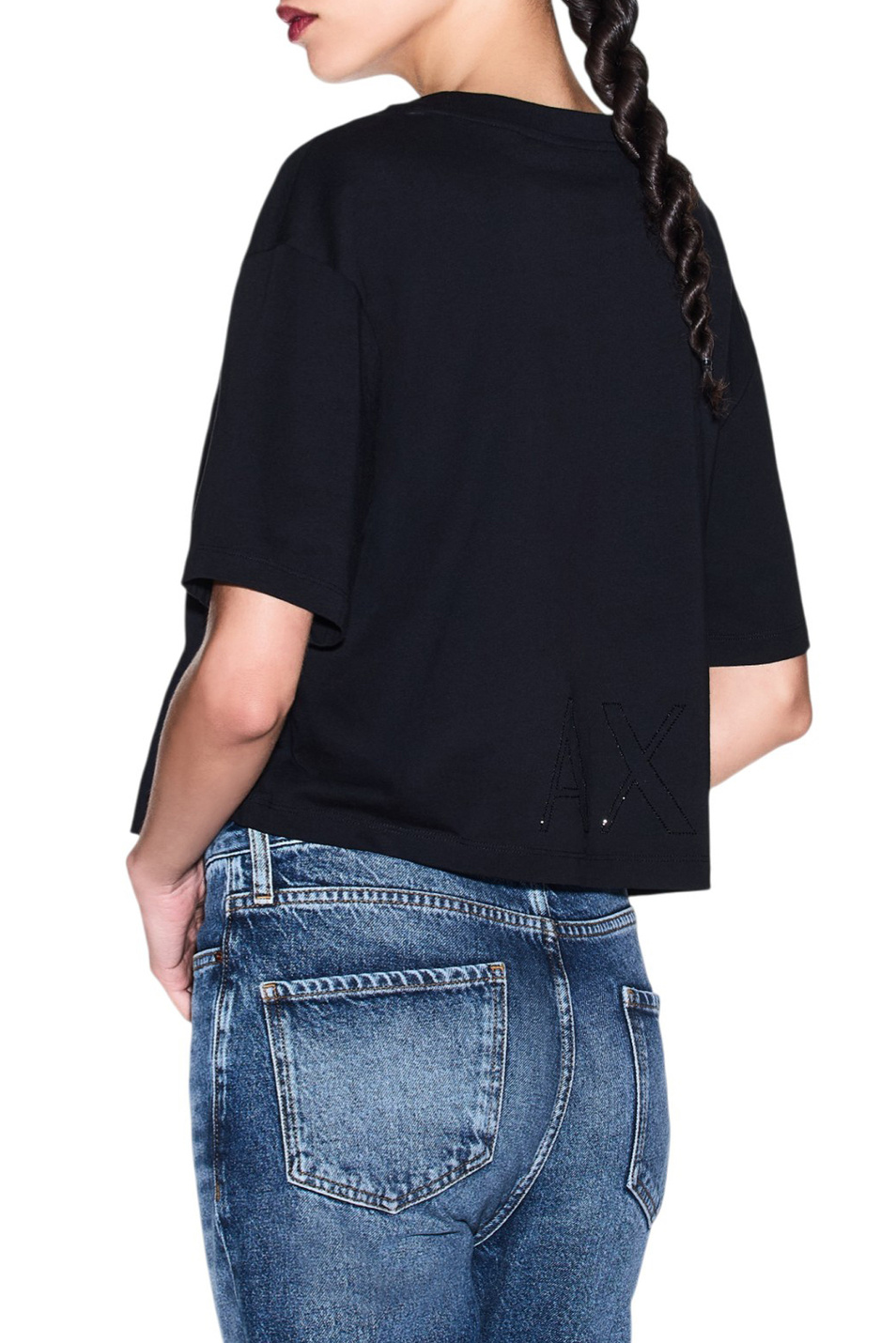 Женский Armani Exchange Футболка из хлопка (цвет ), артикул XW001709-AF17172 | Фото 5