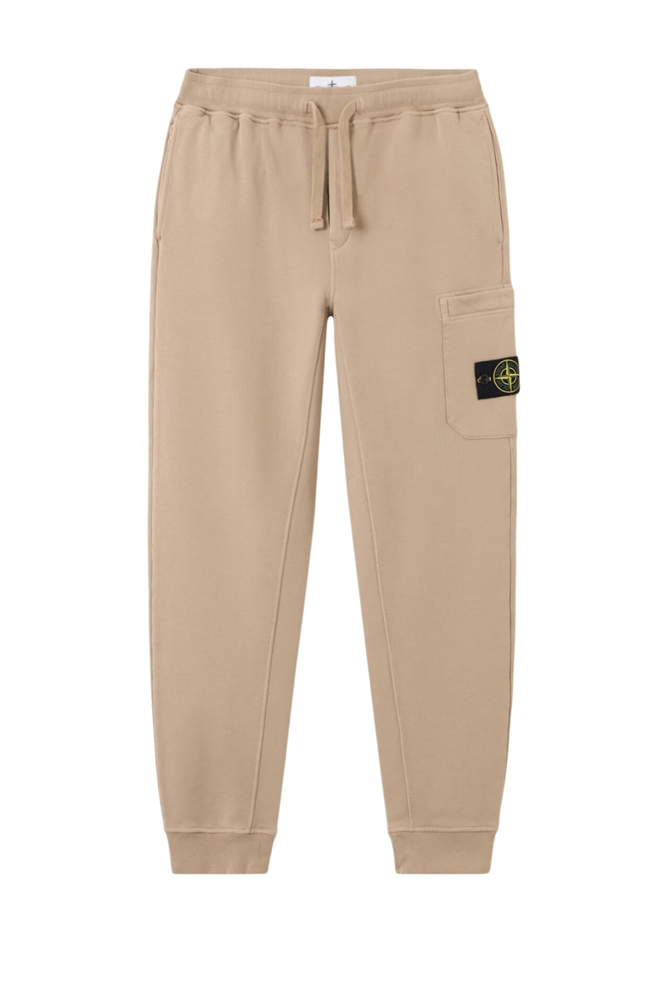 Брюки из хлопкового флиса|Основной цвет:Бежевый Мужской Stone Island Брюки из хлопкового флиса (цвет ), артикул L1S156200010-S0051 | Фото 1