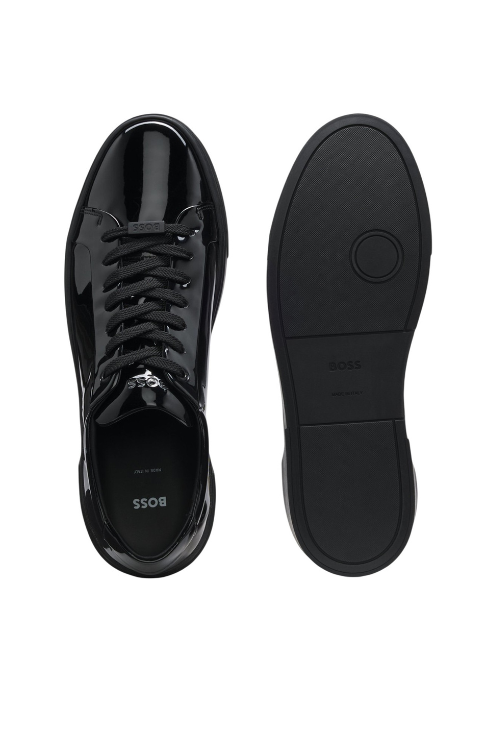 Мужской BOSS Кеды Gary лакированные (цвет ), артикул 50553305 | Фото 4