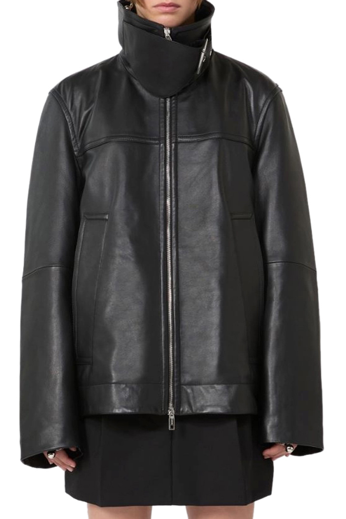 Женский Sportmax Куртка CIOCCA из натуральной кожи (цвет ), артикул 2612441021 | Фото 3